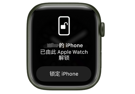 长城区苹果手机维修分享用 AppleWatch 解锁配备面容 ID 的 iPhone方法 